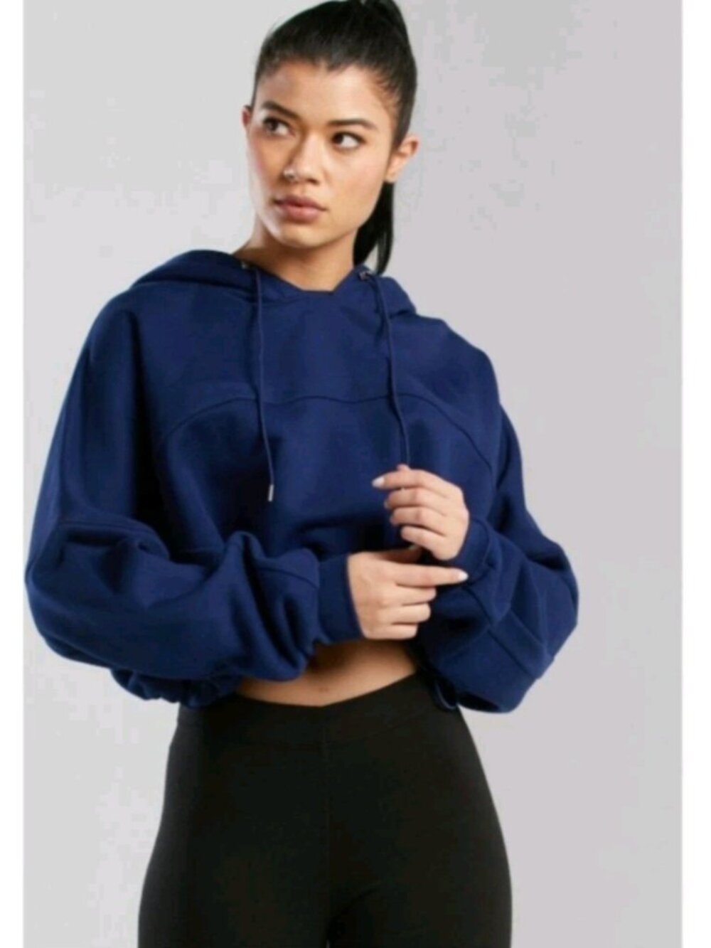 Adidas Ivy Park Cropped Hoodie Shrug